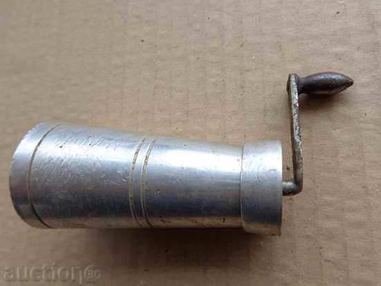 An old aluminum pepper mill, a mill, Bulgaria - 6