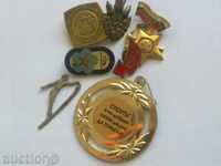 Lot badges and medals