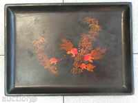 Antique Wooden Tray from Hong Kong