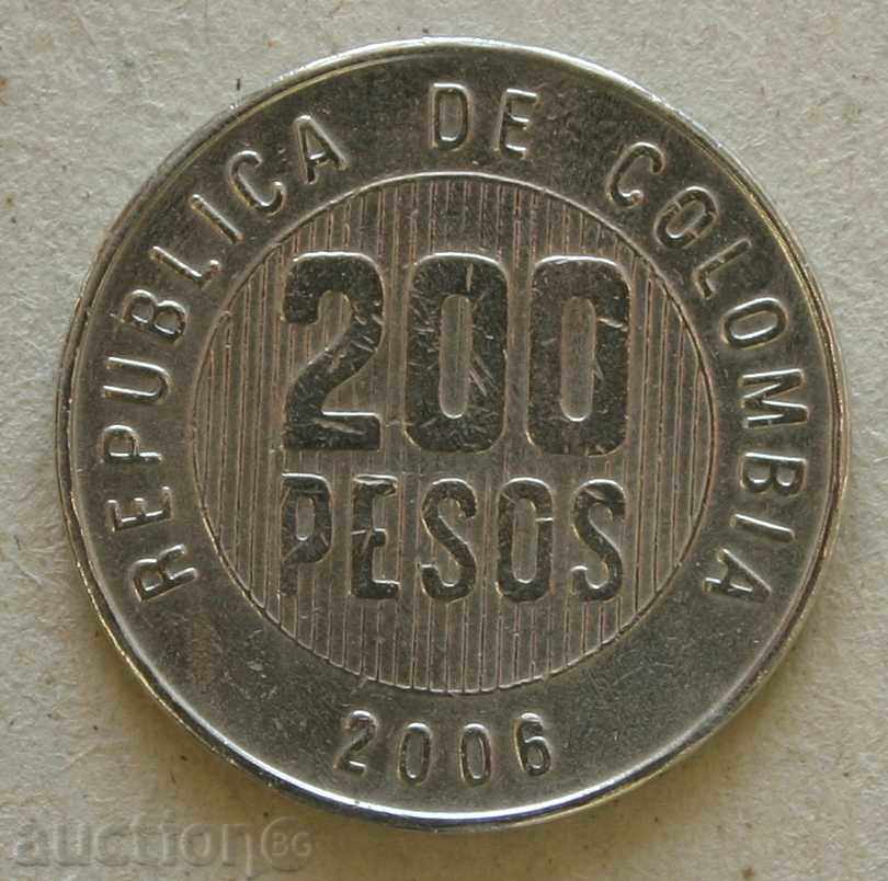 200 pesos 2006 Columbia