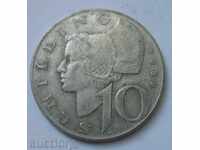 10 Shilling Argint Austria 1958 - Moneda de argint #3
