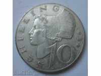 10 Shilling Silver Austria 1958 - Silver Coin #4
