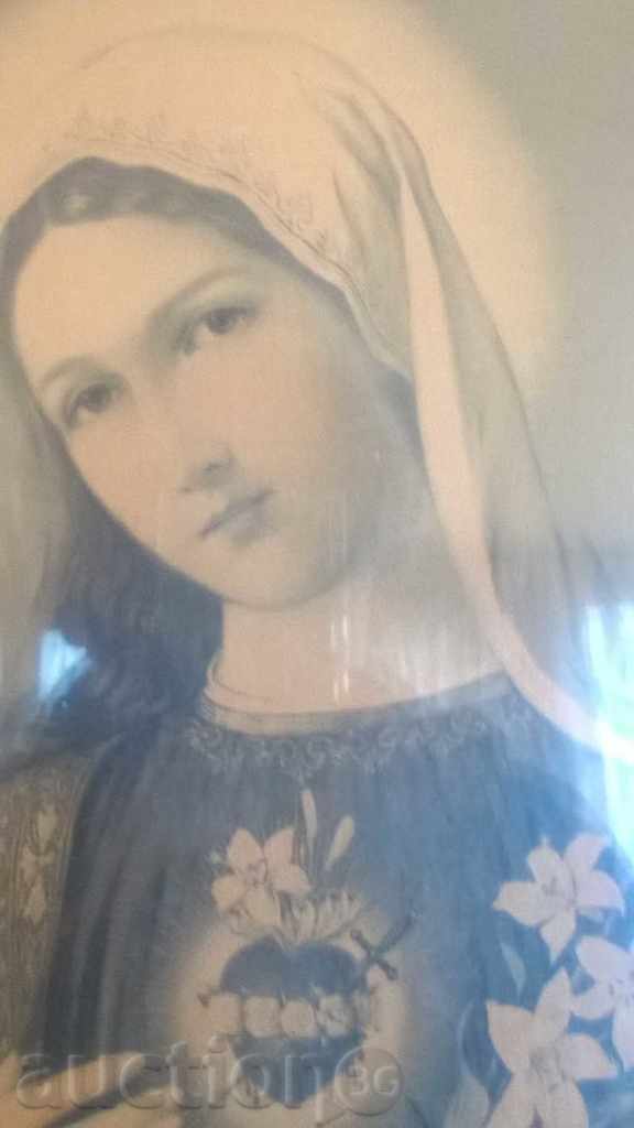 OLD ICON - VIRGIN MARY - LITHOGRAPHY with price 50.00 BGN | € 25.56 OLD ICON - VIRGIN MARY - LITHOGRAPHY with price 50.00 BGN | € 25.56