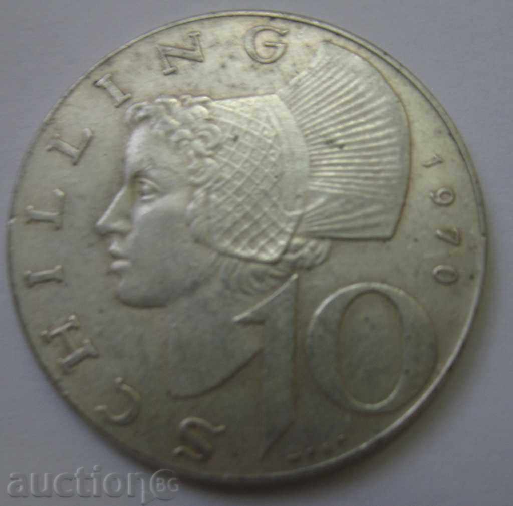 10 Shilling Argint Austria 1970 - Moneda de argint #2