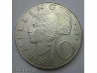10 șilingi argint Austria 1971 - monedă de argint