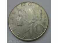 10 шилинга сребро Австрия 1972 - сребърна монета