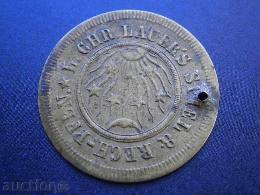 Licitație Jeton german rar COIN PLUS ULTRA L.CHR.LAUERS SPIEL Licitație Jeton german rar COIN PLUS ULTRA L.CHR.LAUERS SPIEL