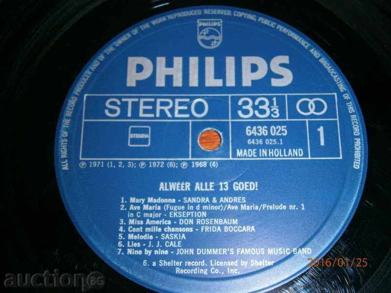 HOLLAND COMPILATION - PHILIPS - BIG PLATE - 6436 025 - 5 HOLLAND COMPILATION - PHILIPS - BIG PLATE - 6436 025 - 5