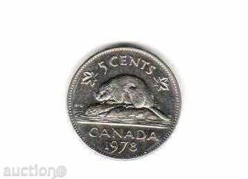 5 CENTA 1978 CANADA. with price 1.80 BGN | € 0.92 5 CENTA 1978 CANADA. with price 1.80 BGN | € 0.92