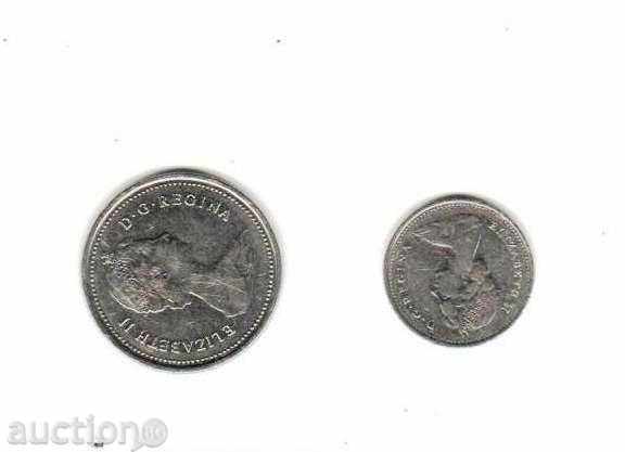 10 CENTA 1969 ΚΑΝΑΔΑΣ. ΚΑΙ 25 ΣΕΝΤ ΚΑΝΑΔΑΣ 1984 με τιμή 4.80 BGN | € 2.45 10 CENTA 1969 ΚΑΝΑΔΑΣ. ΚΑΙ 25 ΣΕΝΤ ΚΑΝΑΔΑΣ 1984 με τιμή 4.80 BGN | € 2.45