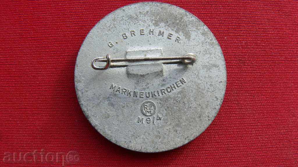 1938 Reichsparteitag Day Badge with price 100.00 BGN | € 51.13 1938 Reichsparteitag Day Badge with price 100.00 BGN | € 51.13