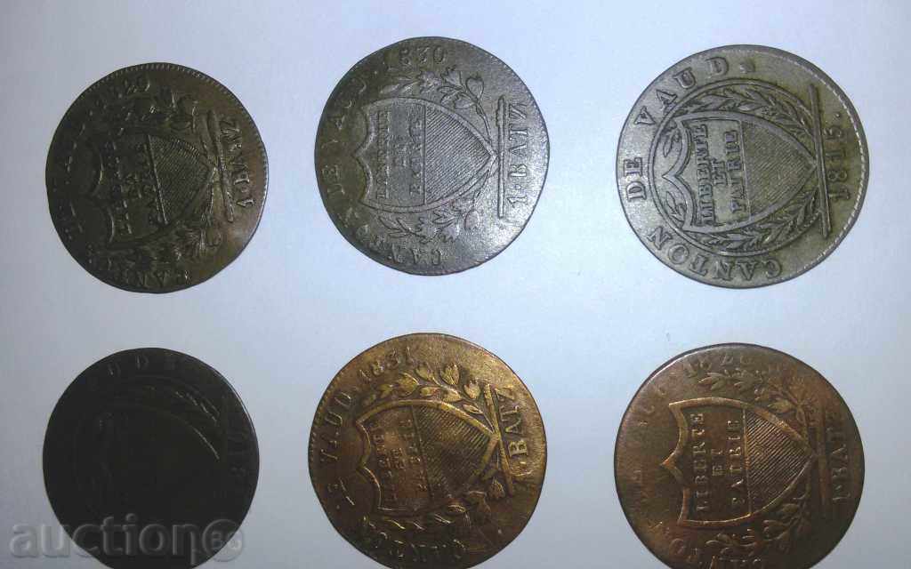 LOT 6 coins Swiss bat with price 480.00 BGN | € 245.42 LOT 6 coins Swiss bat with price 480.00 BGN | € 245.42