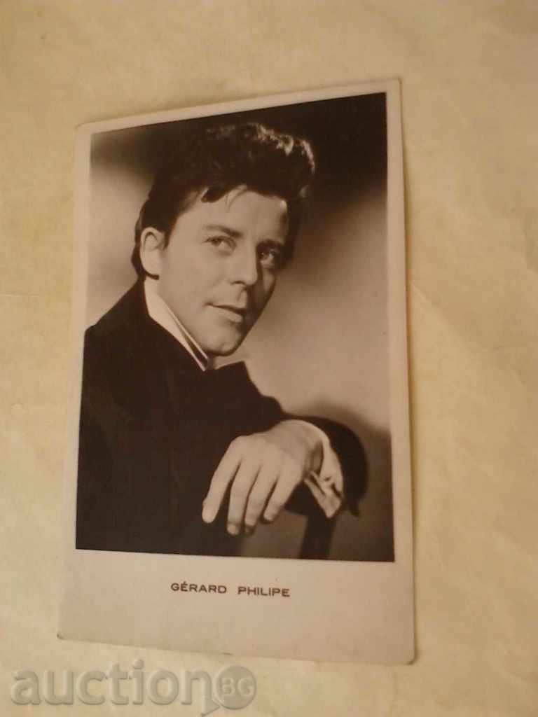 Postcard Gerard Philipe