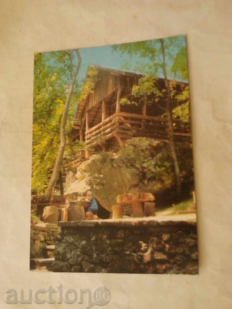 Postcard Shumen Kyoshtevite Restaurant Forest corner