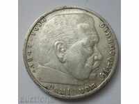 5 марки сребро Германия 1936 А III Райх сребърна монета №62