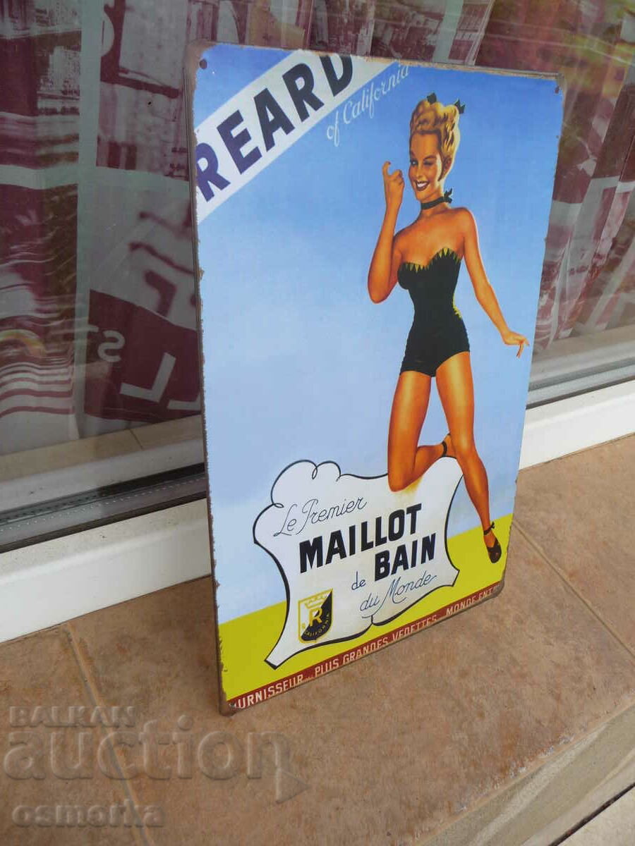 Метална табела еротика танц еротичен ретро ела ми само да ми с цена 18.00 лв. | € 9.20