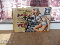 Метална табела уиски Джак Даниелс реклама еротика бар алкохо
