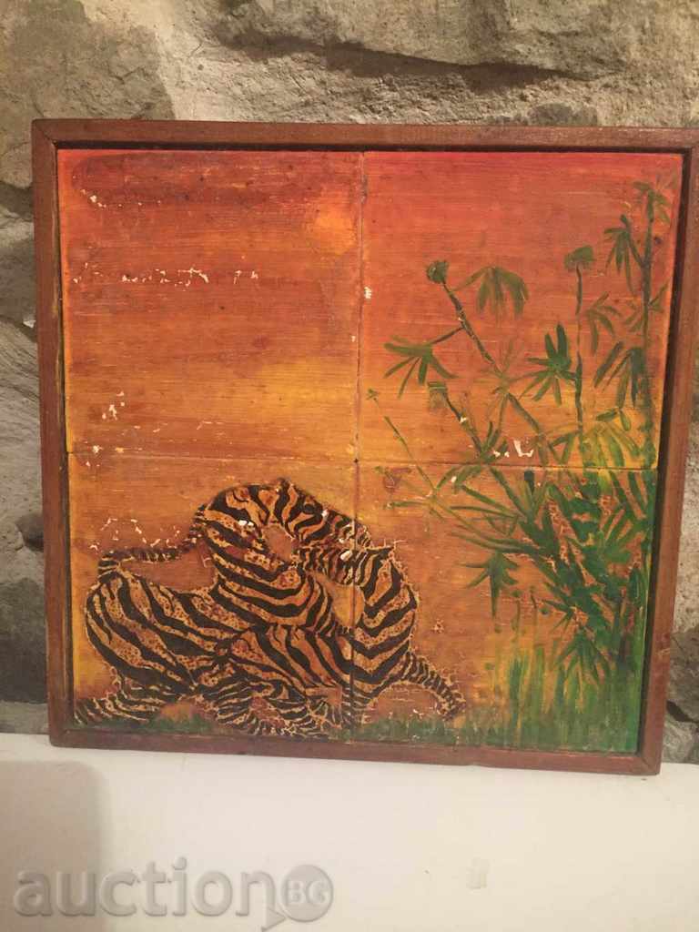 εικόνα ζωγραφισμένη σε πλακάκια