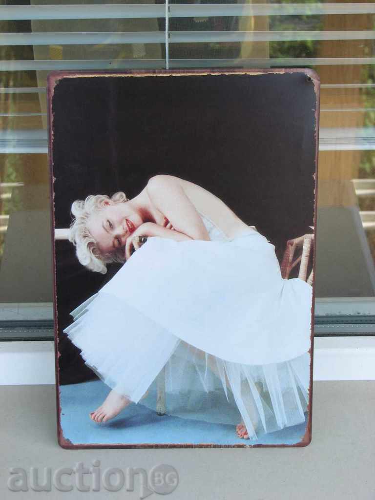 Метална табела филм Мерилин Монро секс символ актриса икона