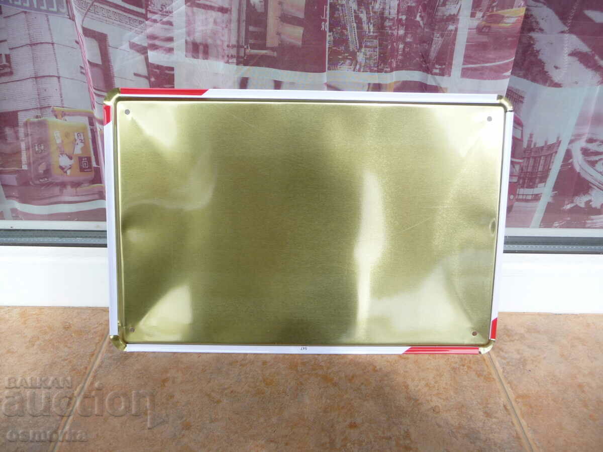 Auction  Metal Plate Sports Club River Plate Argentina Football