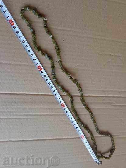 Malachite semi-precious stone necklace, pendant, necklace with price 43.00 BGN | € 21.99