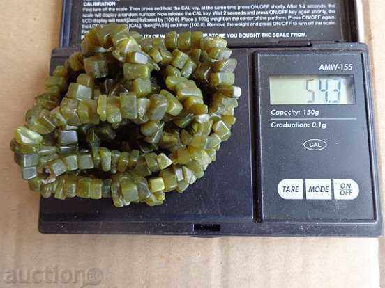 Malachite semi-precious stone necklace, pendant, necklace - 6