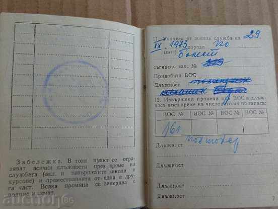 Παράδοση Στρατιωτική άδεια από το σοσιαλιστικό καθεστώς, το έγγραφο Παράδοση Στρατιωτική άδεια από το σοσιαλιστικό καθεστώς, το έγγραφο