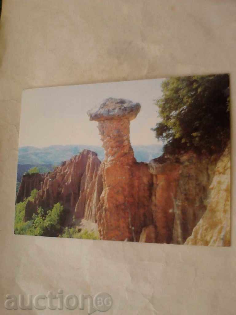 Postcard Melnik Mushroom 1981