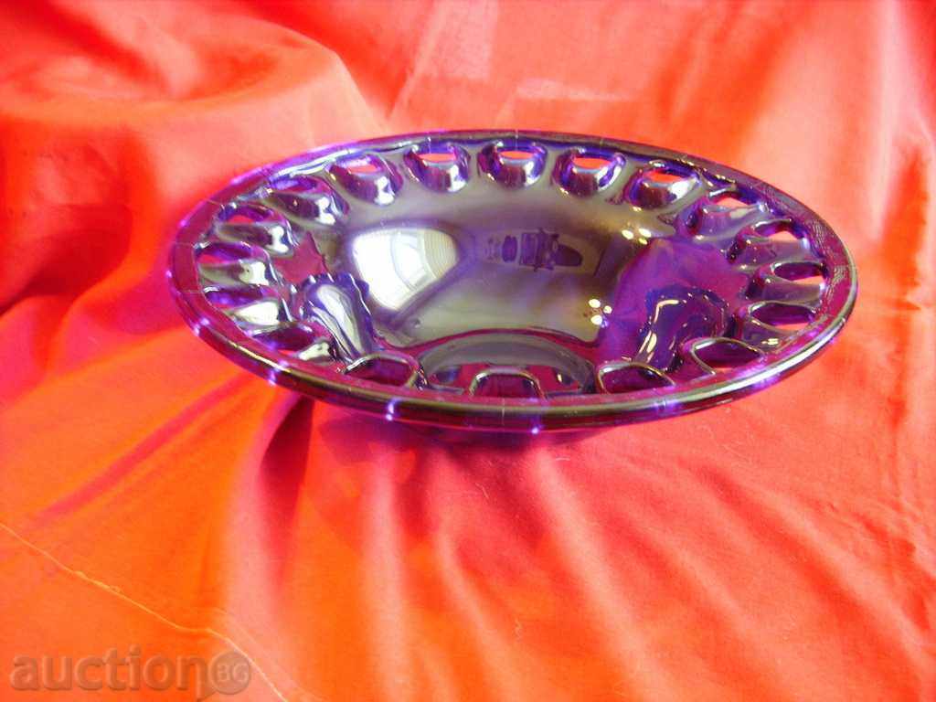 Fruit bowl made of cut glass with price 35.00 BGN | € 17.90