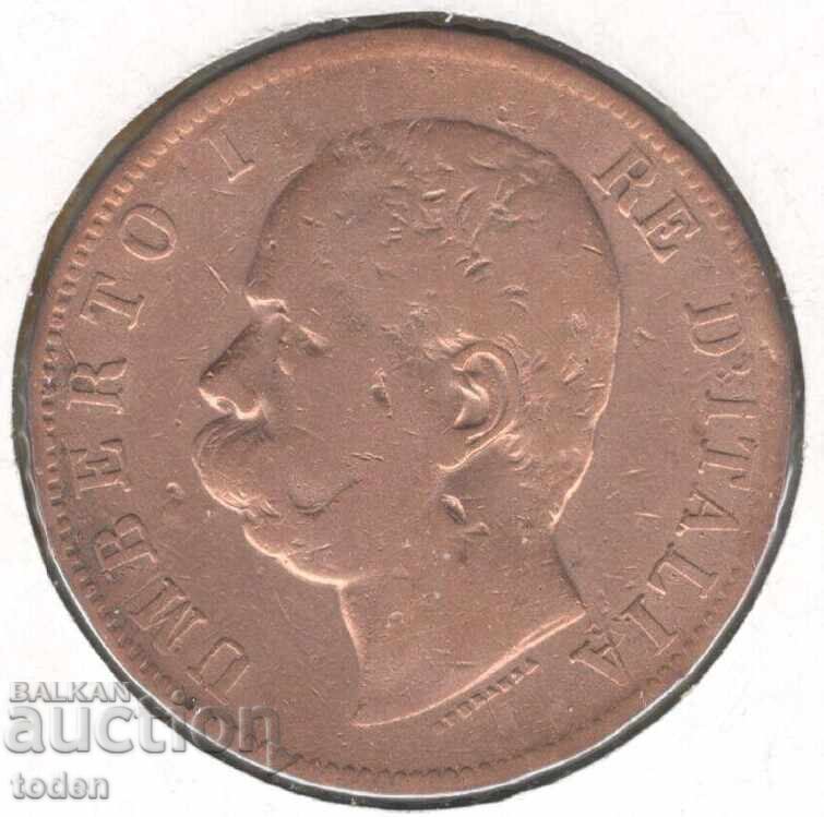 Italy - 10 Centesimi - 1893 BI - KM# 27 - Umberto I with price 7.00 BGN | € 3.58