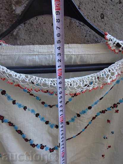 Cămășă de mireasă veche cu margele și dantelă de costum brun, costum - 6