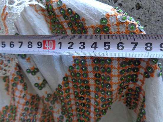 Old bridal shirt with beads, sequins and lace of chees - 7 Old bridal shirt with beads, sequins and lace of chees - 7