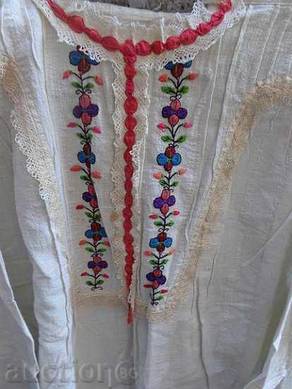 Old bridal shirt with hand embroidery and lace from a dowry with price 149.00 BGN | € 76.18 Old bridal shirt with hand embroidery and lace from a dowry with price 149.00 BGN | € 76.18