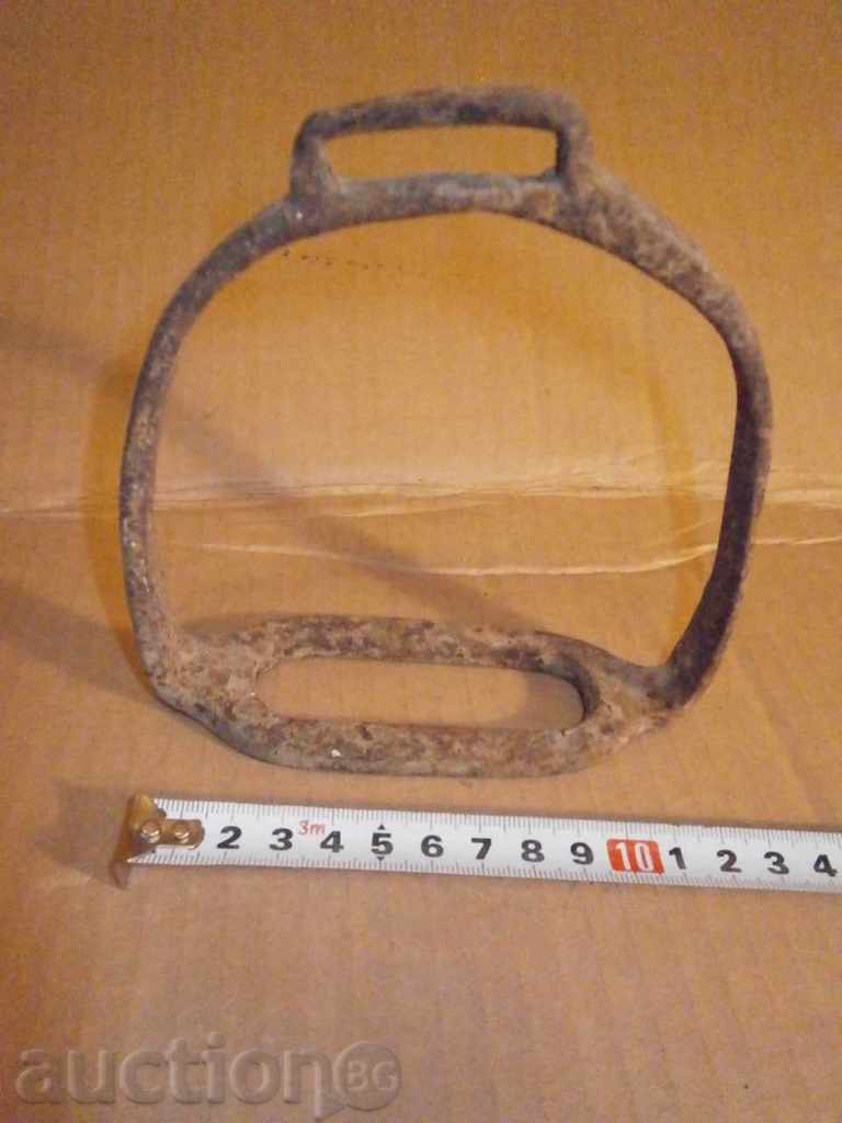 an ancient wrought primitive stirrup with price 15.00 BGN | € 7.67 an ancient wrought primitive stirrup with price 15.00 BGN | € 7.67