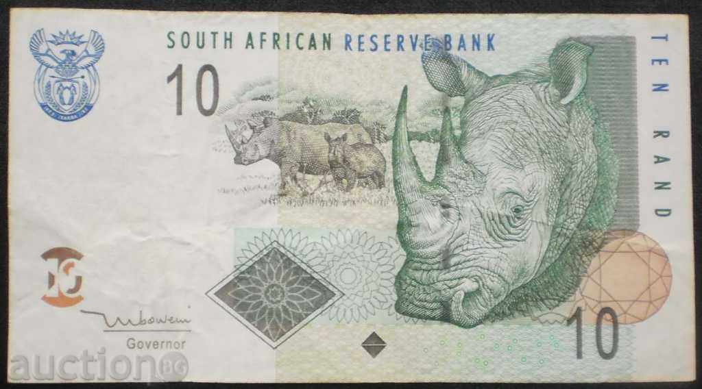 South Africa 10 Rand 1992 Rare Banknote