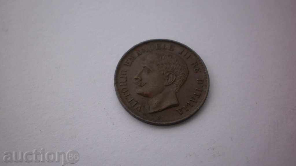 Italy 1 Centessimo R 1903 S Rare Coin