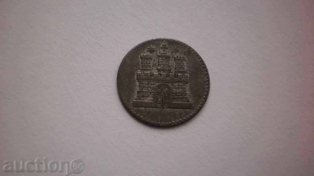 Хамбург-Германия Сребърен 1 Дрейлинг 1855 Доста Рядка Монета с цена € 12.78 | 25.00 лв.