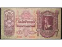 Hungary 100 Penguin 1930 Rare Banknote