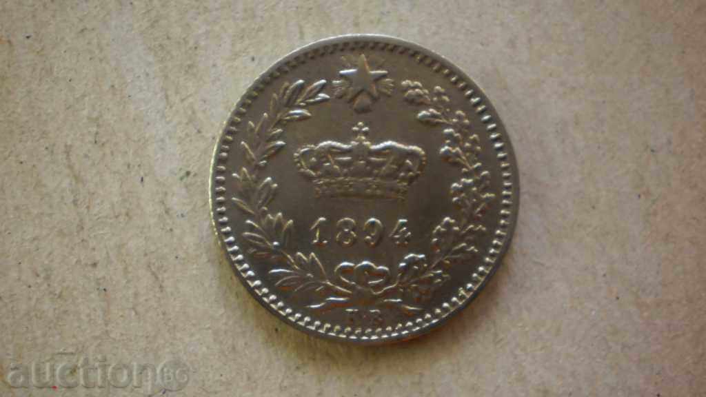 Италия  Монета   20  CENTESIMI  1894  ITALIA с цена € 6.14 | 12.01 лв.