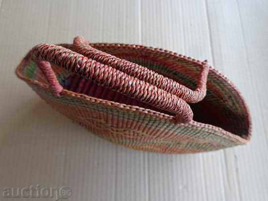 Licitație doamnelor vechi sac de plajă, coș de la regimul socialist