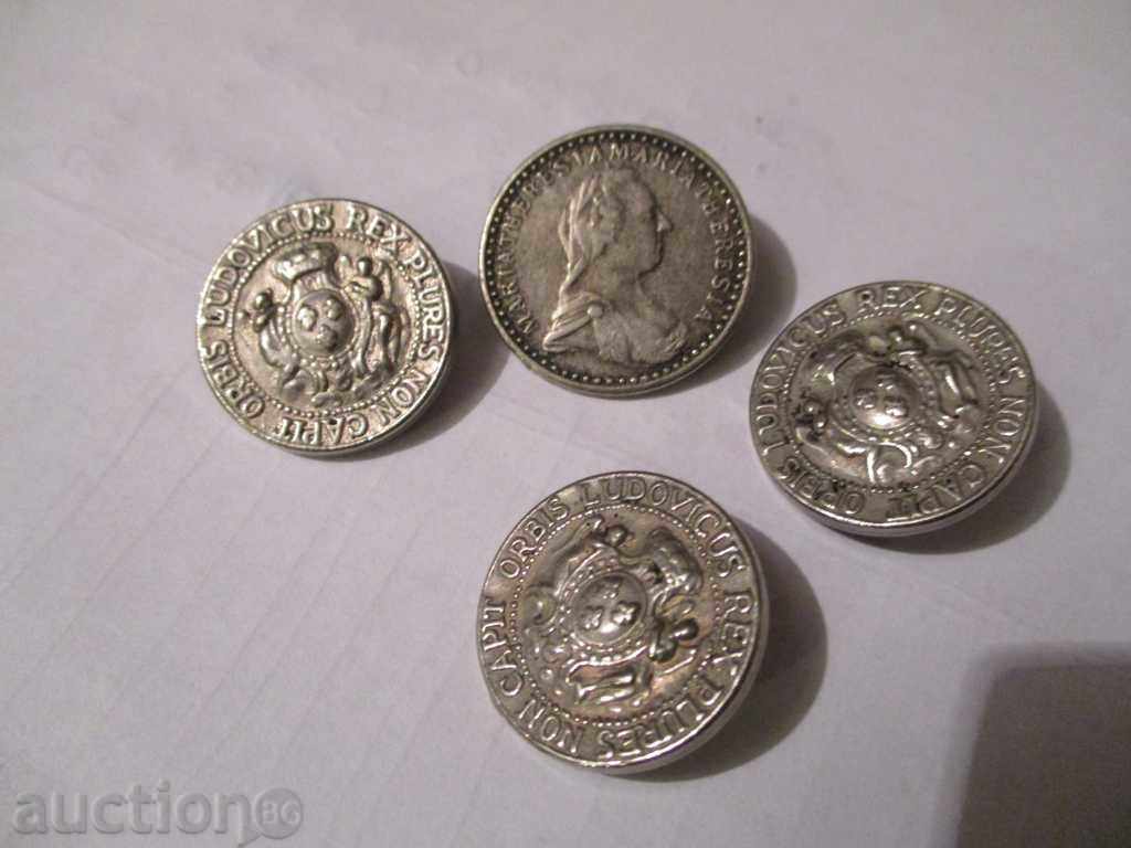 BUTOANE replica de monede vechi