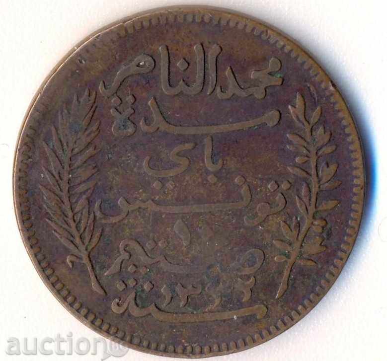 Tunis 10 centimeters 1914 years with price 8.95 BGN | € 4.58