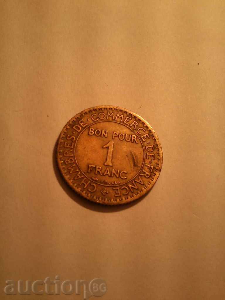 1 bon pour franc 1921