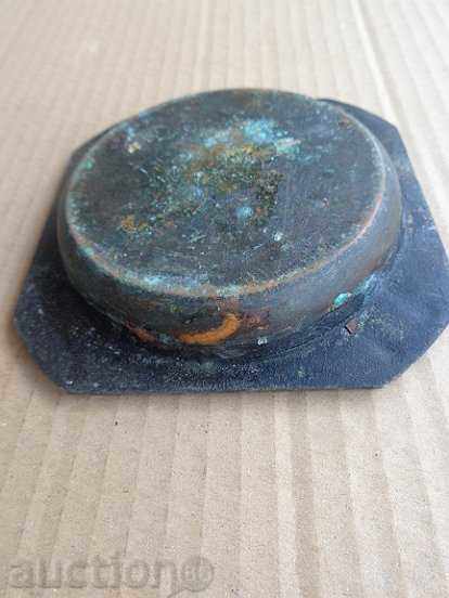 Auction Old metal ashtray, cigarette, cigar, cigar Auction Old metal ashtray, cigarette, cigar, cigar