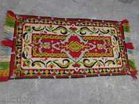 Стар ръчнотъкан ковьор за стена, килим черга