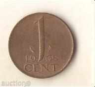 +Холандия  1  цент  1968 г.
