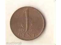 + Țările de Jos 1 cent 1968