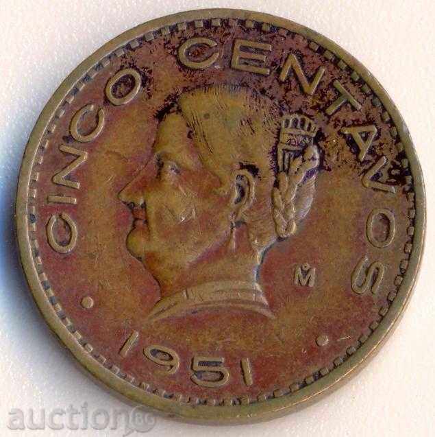 Mexico 5 centavos 1951