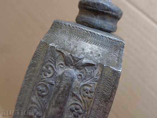 Delivery of Old Bulgarian lead-tin pavur vetlenik flask 19th century Delivery of Old Bulgarian lead-tin pavur vetlenik flask 19th century
