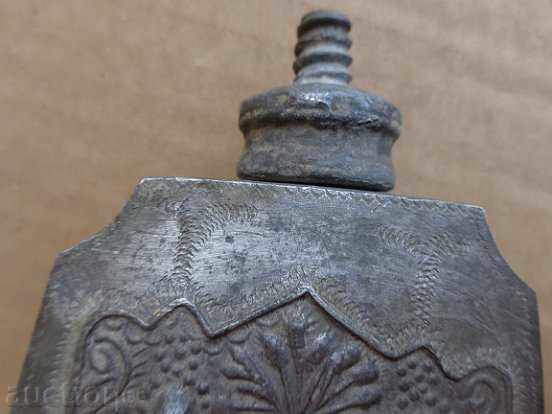 Old Bulgarian lead-tin pavur vetlenik flask 19th century - 5 Old Bulgarian lead-tin pavur vetlenik flask 19th century - 5
